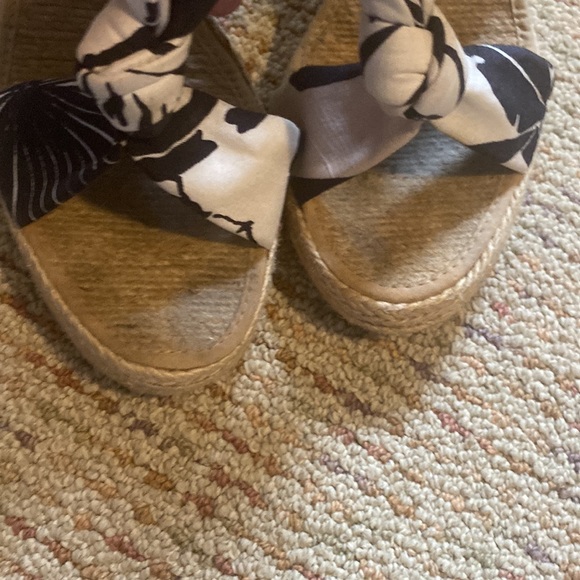 HP 🍾Stella McCartney Wedge Espadrilles sz 39.5 - Picture 9 of 11